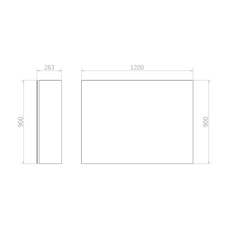 ESSENTIA zrcadlová skříňka 120cm se dvěma automatickými dávkovači mýdla a se dvěma zásobníky na papírové ručníky MUM000127