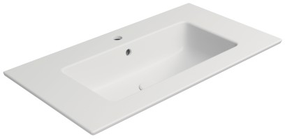 PURA keramické umyvadlo Slim 82x46cm, bílá mat 8885109