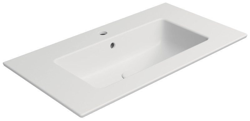 PURA keramické umyvadlo Slim 82x46cm, bílá mat 8885109