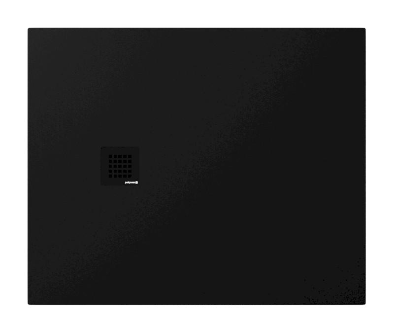 TRENECA vanička z litého mramoru s možností úpravy rozměru, 110x90cm, černá mat 84314.21