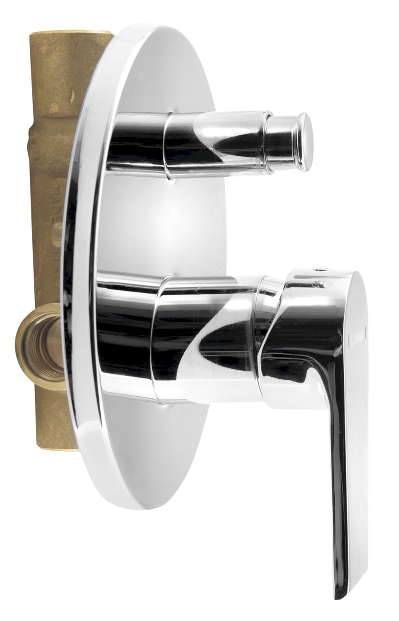 KAI podomítková sprchová baterie, 2 výstupy, chrom KA42