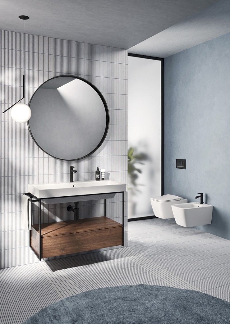 NUBES keramické umyvadlo 100x50cm, bílá ExtraGlaze 9623111