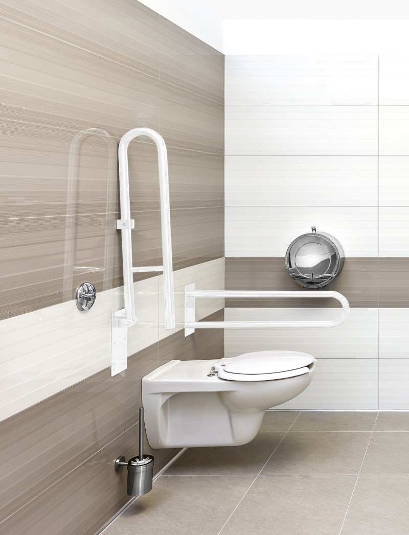 HANDICAP madlo sklopné 600mm, bílá XH516W