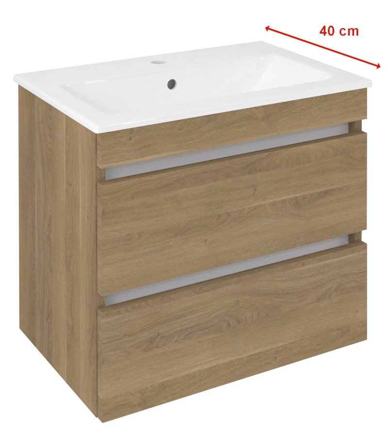 EZARA umyvadlová skříňka 58x54x39cm, dub cuneo EZ592-2525