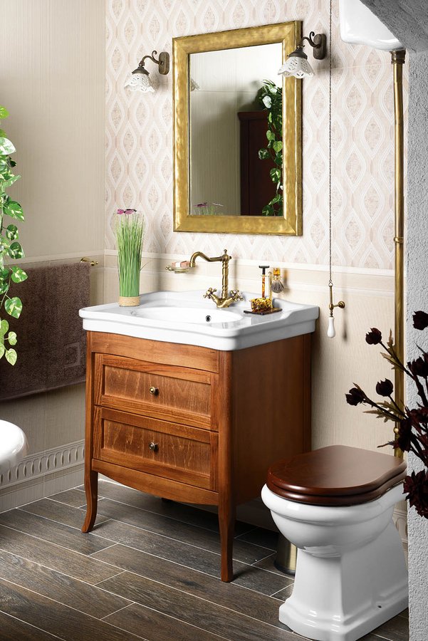 RETRO umyvadlová skříňka 73x80x46,5cm, buk 1654