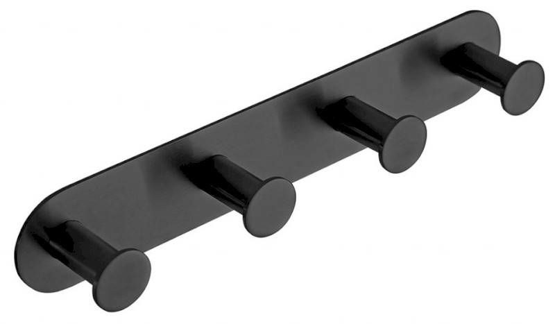 X-ROUND BLACK samolepící čtyřháček, černá mat XR221B