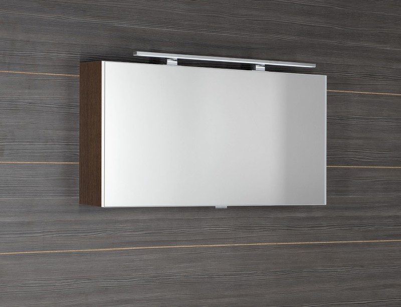 CLOE galerka s LED osvětlením 100x50x18cm, borovice rustik CE100-0016