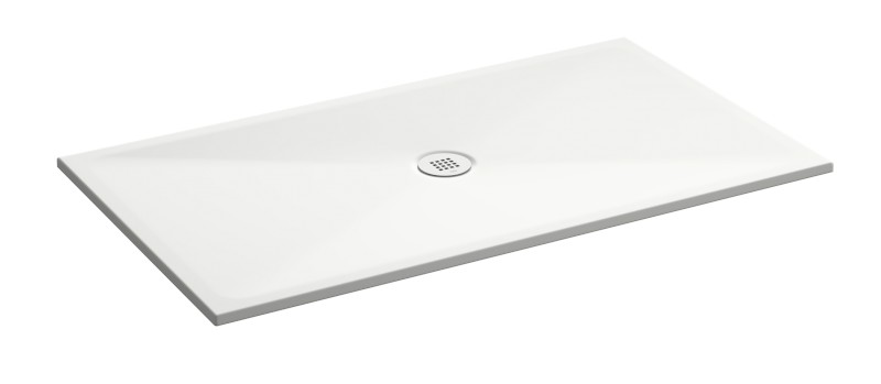 Keramická sprchová vanička, obdélník 140x80x2cm, bílá mat 46140809