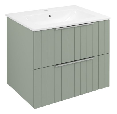 CIRASA STRIP umyvadlová skříňka 59,2x52x46cm, verde CR611-4444S