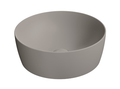 NUBES keramické umyvadlo na desku průměr 40cm, tortora mat 903905