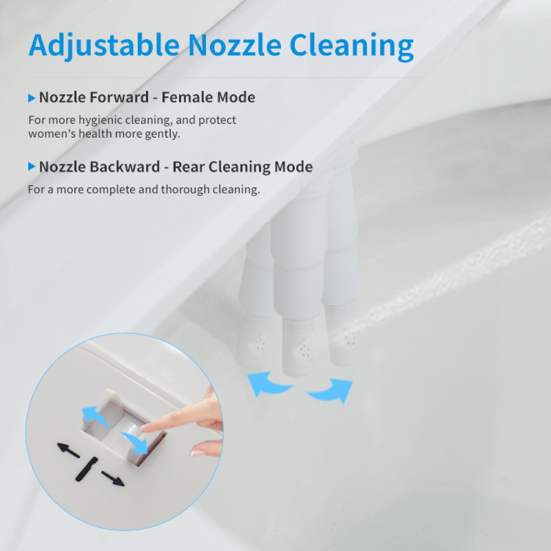 EASY CLEANING přídavný bidet na studenou a teplou vodu, polypropylen MT101Z