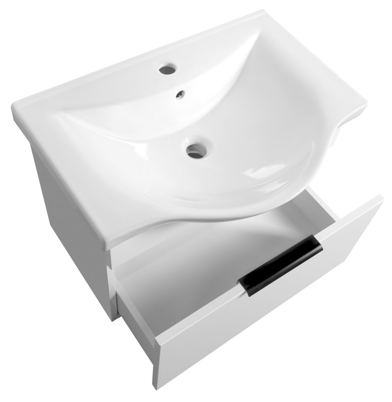 AKIRA umyvadlová skříňka 60,6x42x34cm, bílá AK265