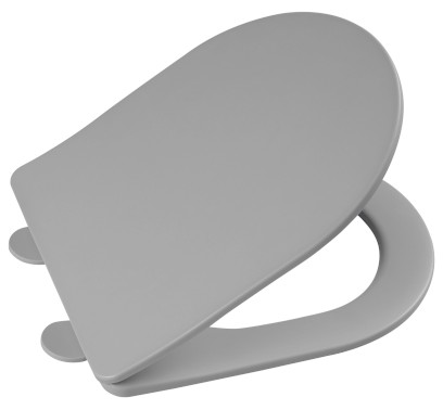 PACO WC sedátko, SLIM, Soft Close, Easy Take, šedá mat PCS1012GR