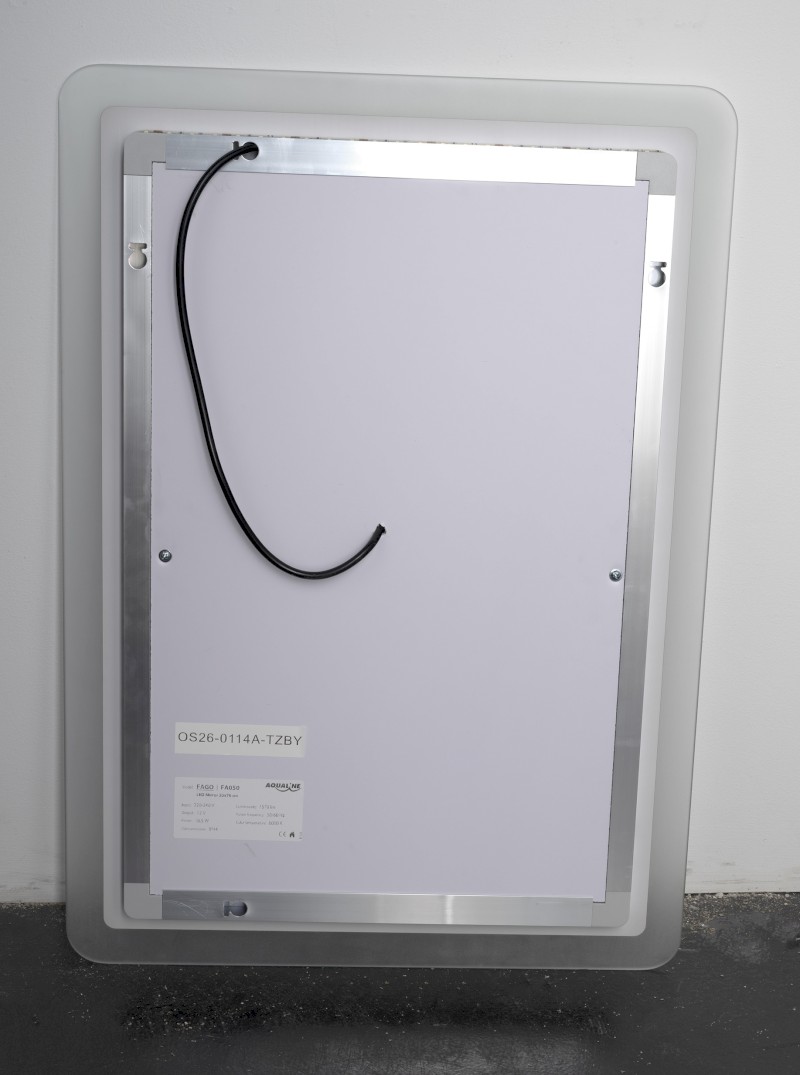 FAGO zrcadlo s LED osvětlením 50x70cm, dotykový senzor, stmívatelné FA050