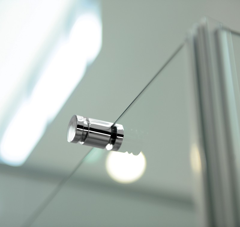 Závěsný háček na sprchovou zástěnu, chrom 1301-08