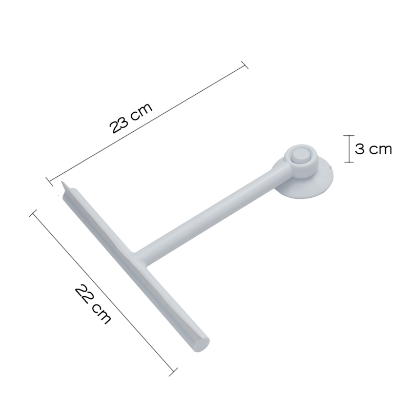 GUMMY stěrka do sprchy, bílá mat 264102