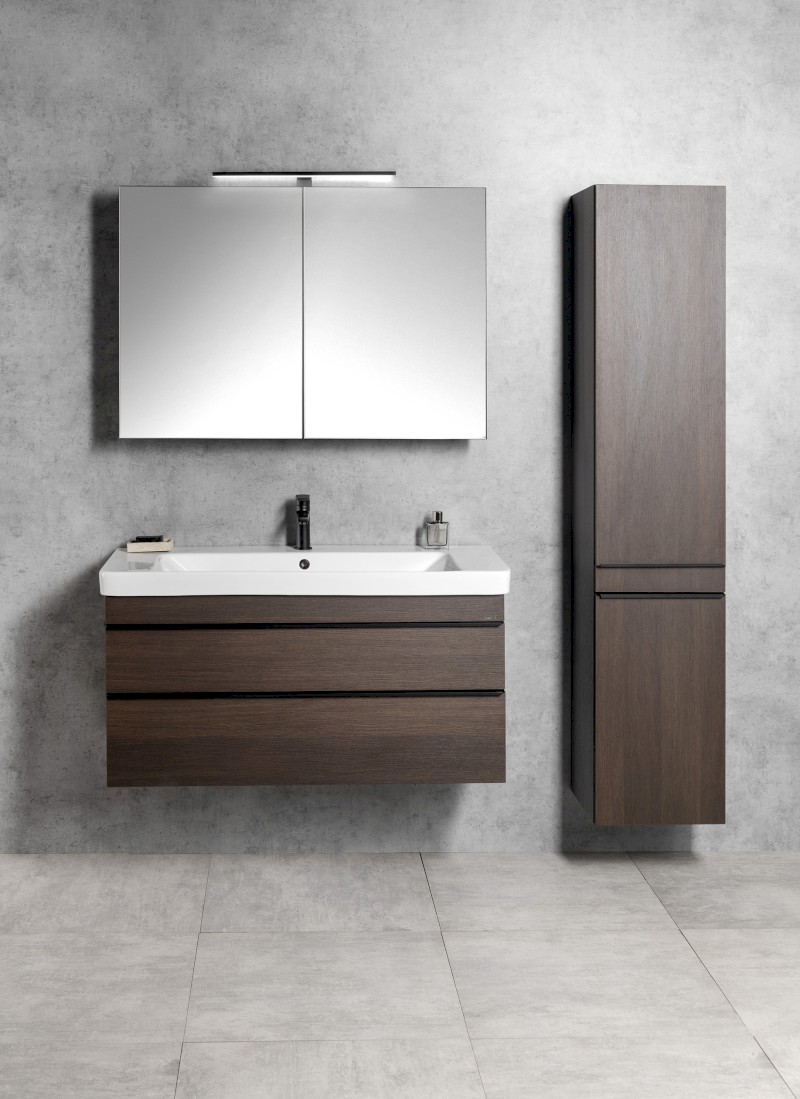 SITIA umyvadlová skříňka 101,4x50x44,2cm, 2xzásuvka, borovice rustik SI105-1616