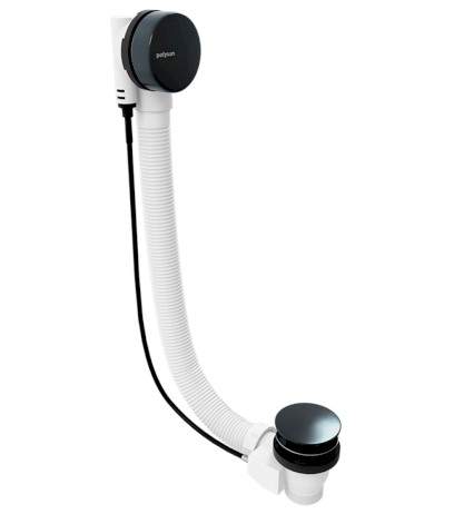 Vanová souprava, bovden, délka 1200mm, zátka 72mm, gun metal 71856.60