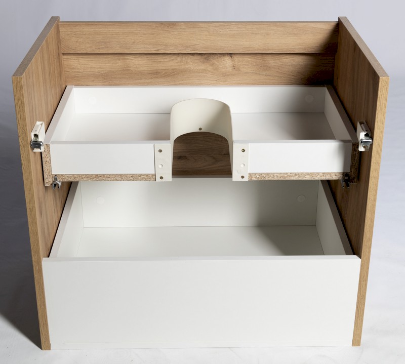 ALTAIR umyvadlová skříňka 67x60x45cm, dub emporio AI370