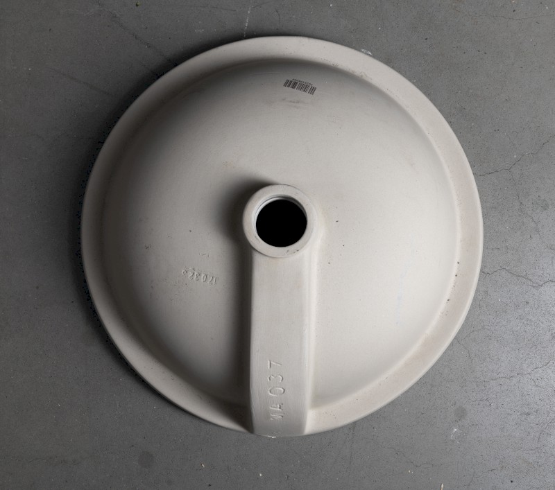 Keramické umyvadlo pod desku, 38x38cm, bílá MA037