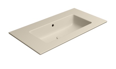 PURA keramické umyvadlo Slim 82x46cm, bez otvoru, creta mat 8885008
