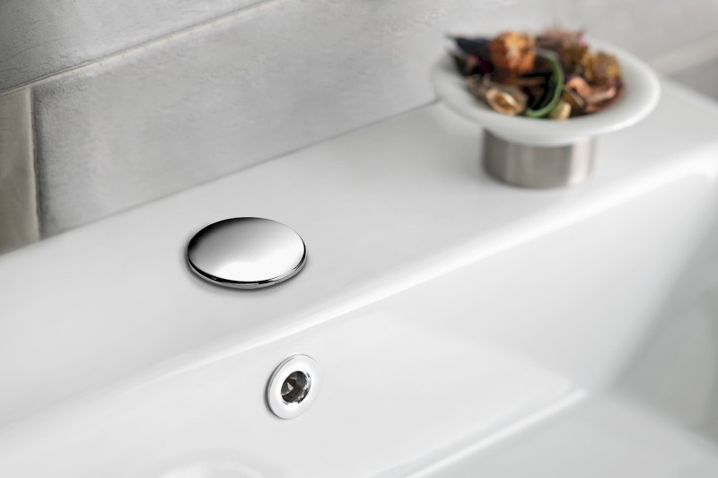 Záslepka na umyvadlo 50mm, chrom 5350C