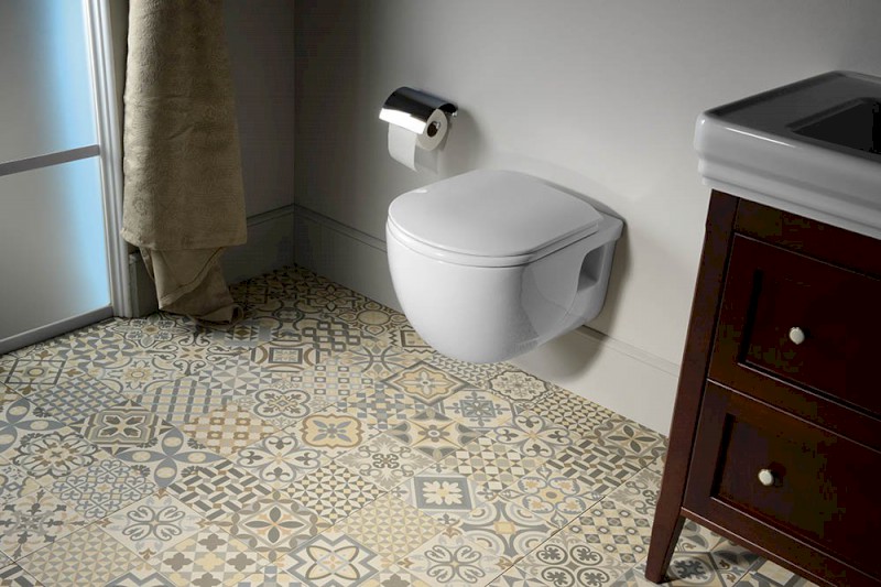 BRILLA závěsná WC mísa, Rimless, 36,5x53cm, bílá 100614