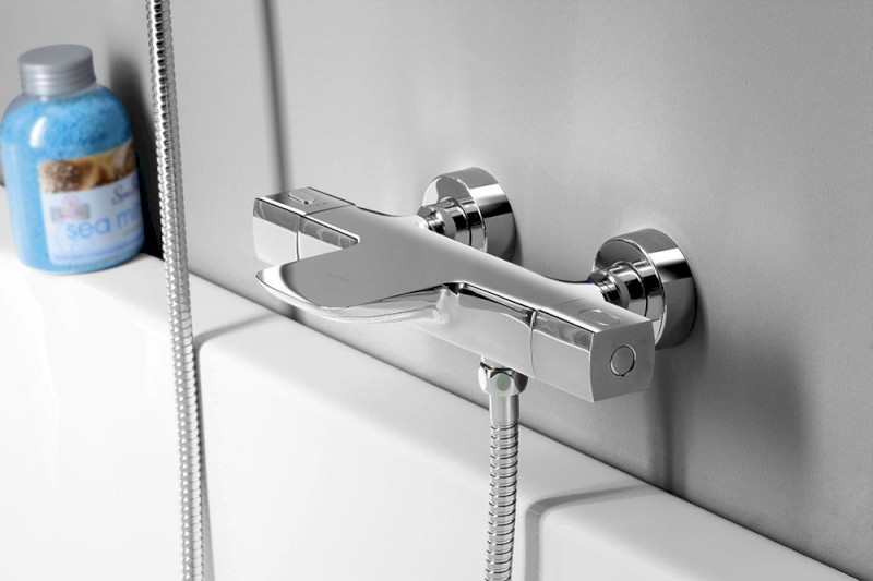 MIXONA nástěnná vanová termostatická baterie, chrom MG410