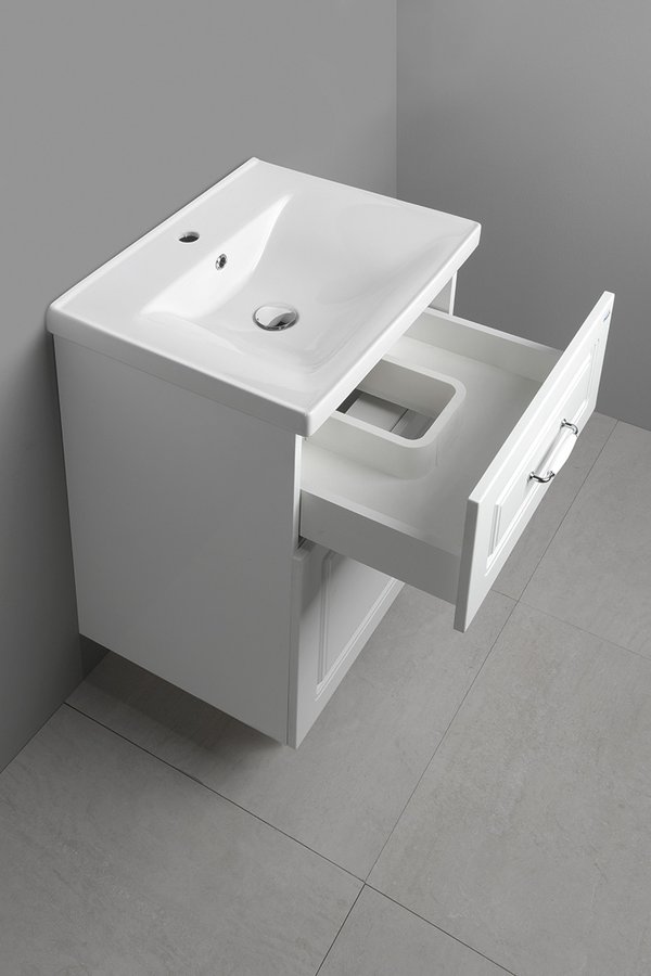 FAVOLO umyvadlová skříňka 52x72,5x44cm, bílá mat FV255