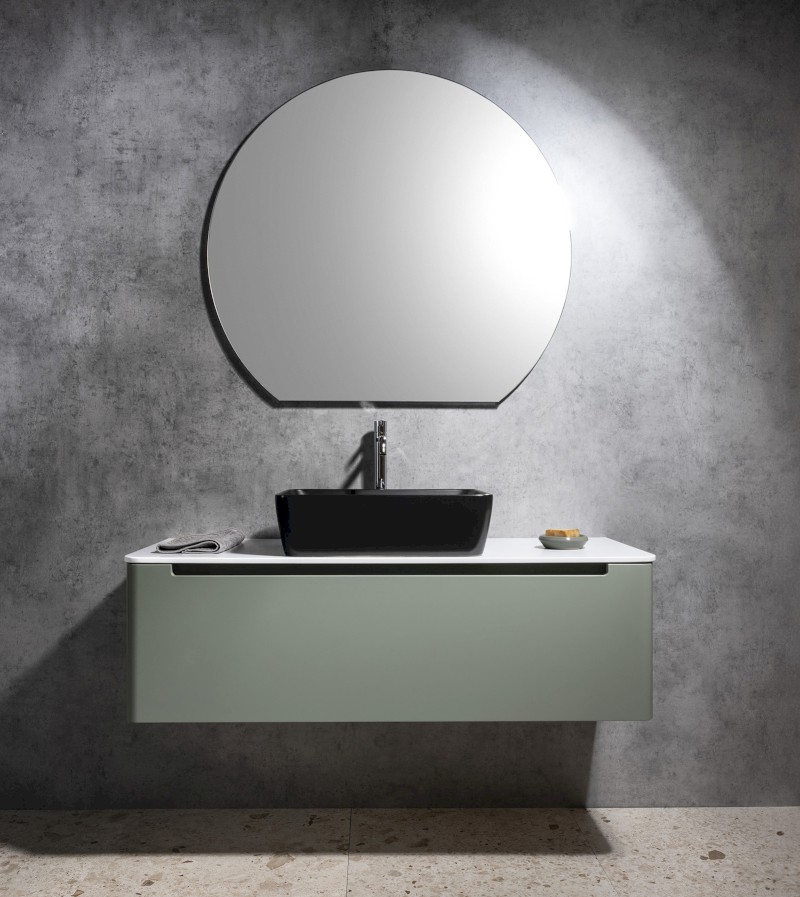 KERALA umyvadlová skříňka 120x35x47,5cm, 1x zásuvka, verde KR120-4444