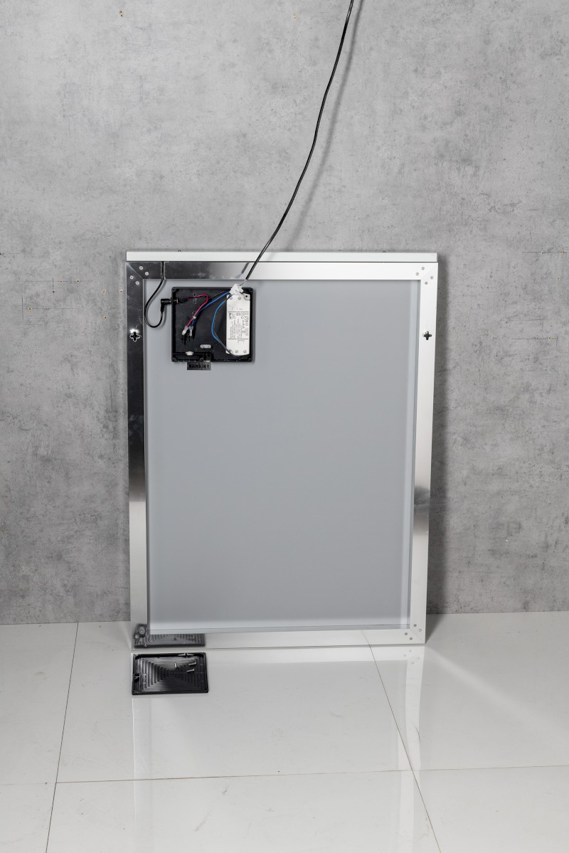 TRAKA zrcadlo s LED osvětlením a poličkou, 60x80cm TK060