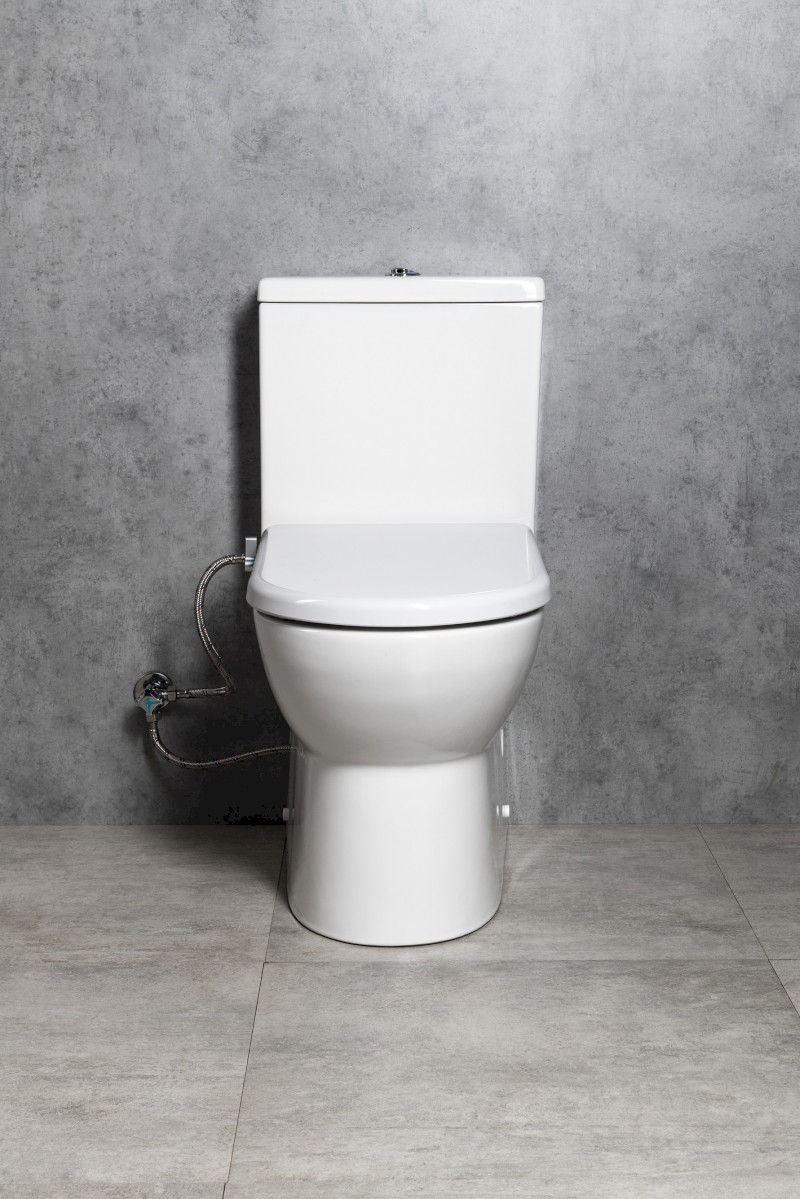 JALTA WC kombi s funkcí bidetu Clean Star,  Rimless, spodní/zadní odpad, bílá LB402-1