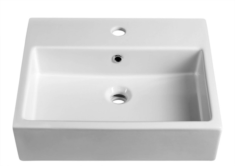 PURITY keramické umyvadlo polozápustné, 50x42cm, bílá 10PL52050