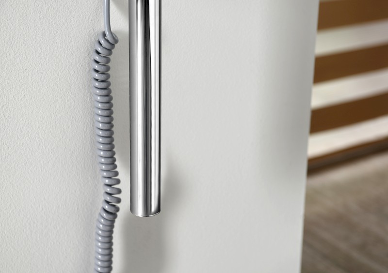 PASADOR elektrický sušák ručníků, kulatý, 150x1500 mm, 30 W, nerez lesk ER175V