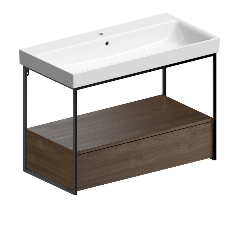 NUBES keramické umyvadlo 100x50cm, bílá ExtraGlaze 9623111