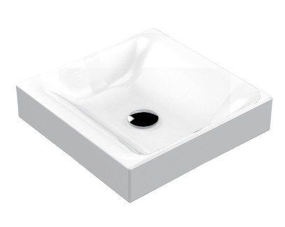 CENTO keramické umyvadlo na desku, 45x45cm, bílá 354401