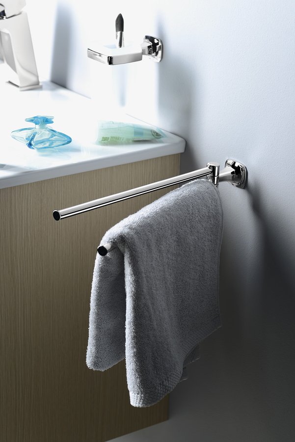 AIDA dvojitý držák ručníků otočný 320mm, chrom AI021