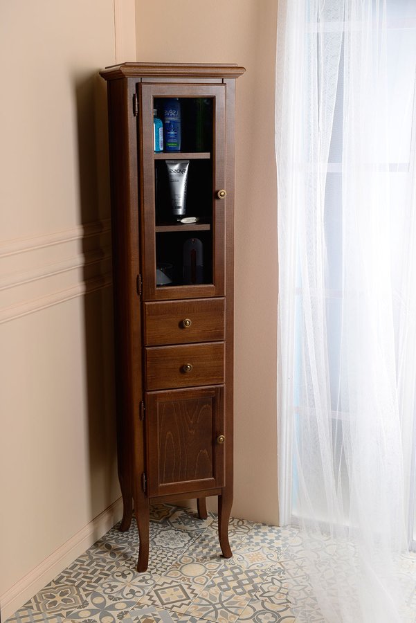 RETRO skříňka vysoká 40x170x36cm, buk, levá 1663