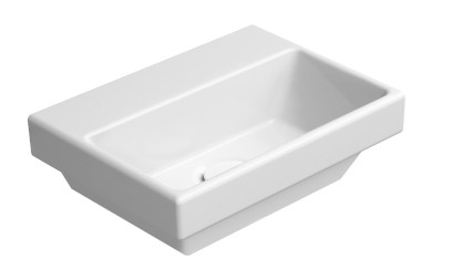 NORM keramické umývátko, 35x26cm, bez otvoru, bílá ExtraGlaze 8650011
