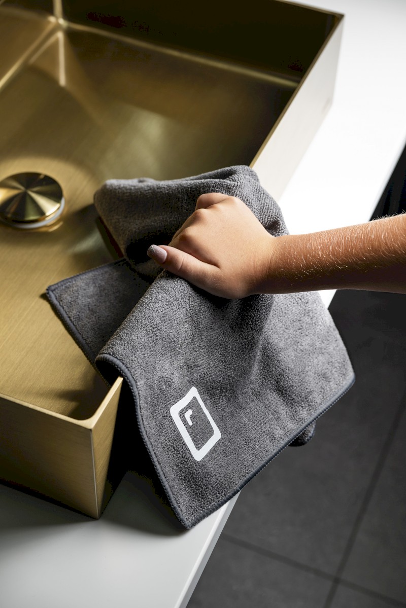 SAPHO mikrohadřík 40x40cm, šedá MIK01