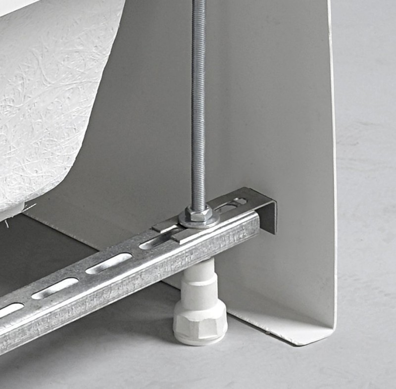 DEEP hluboká sprchová vanička s konstrukcí, obdélník 120x75x26cm, bílá 78796