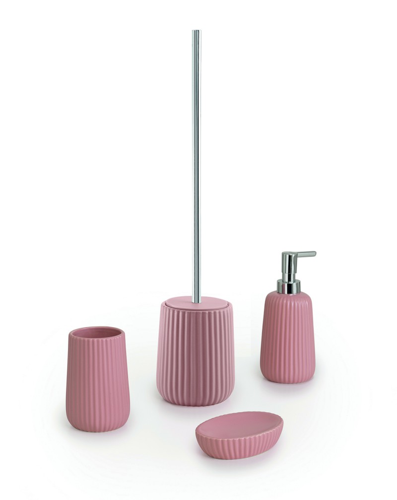 MARIKA WC štětka na postavení, růžová MK3310