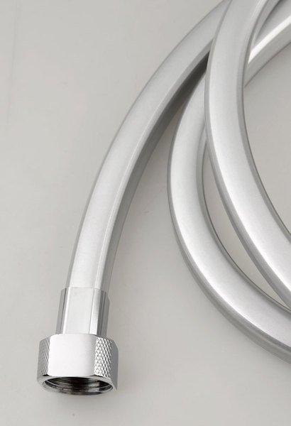 QUADROFLEX plastová sprchová hadice hranatá, 150cm, stříbrná/chrom 1208-13