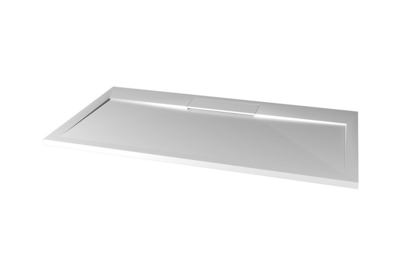 IRENA sprchová vanička z litého mramoru, obdélník 160x90cm, bílá HI16090