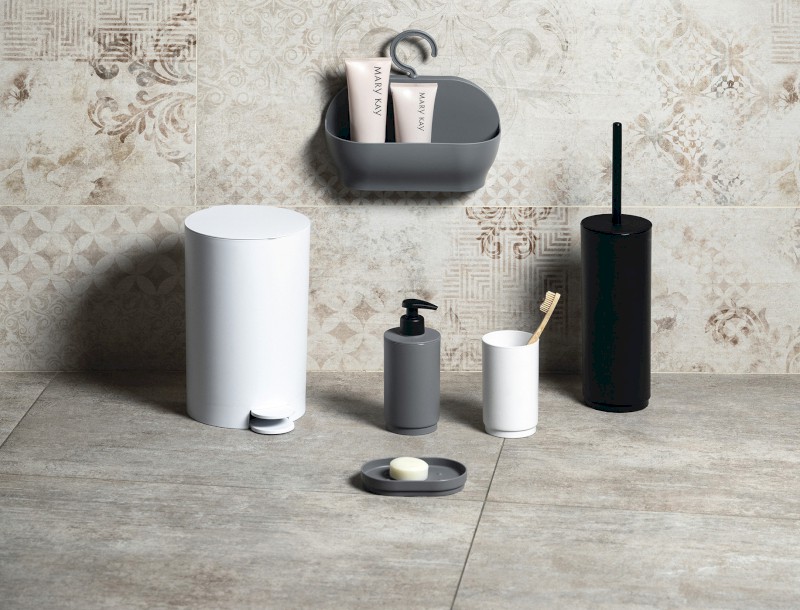 SHARON dávkovač mýdla na postavení, šedá SH8008