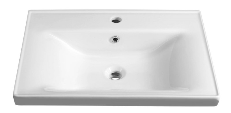 SAVA 70 keramické umyvadlo nábytkové 70x46cm, bílá 2070