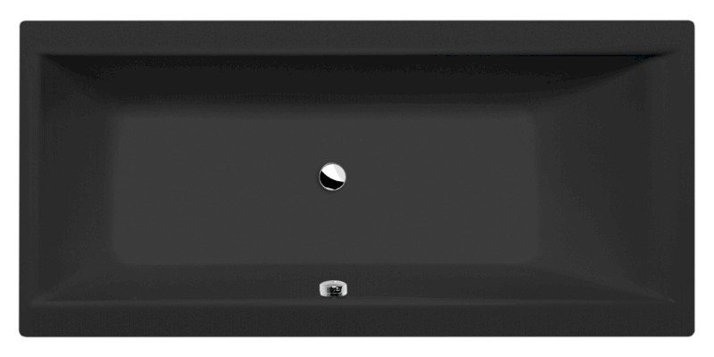 CLEO obdélníková vana 160x75x48cm, černá mat 93611.21