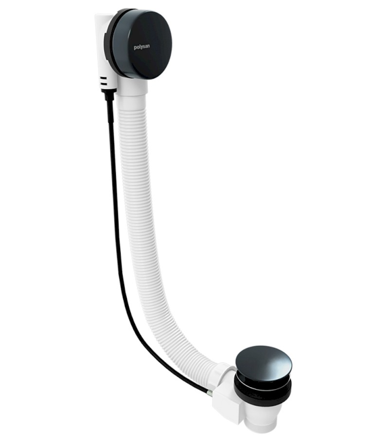 Vanová souprava, bovden, délka 1000mm, zátka 72mm, gun metal 71854.60