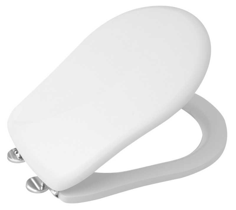 RETRO WC sedátko, bílá/chrom 109001