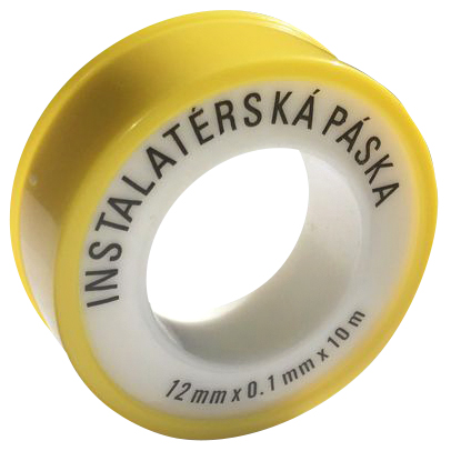Těsnící teflonová páska 10m, 12mm x 0,01mm 5796